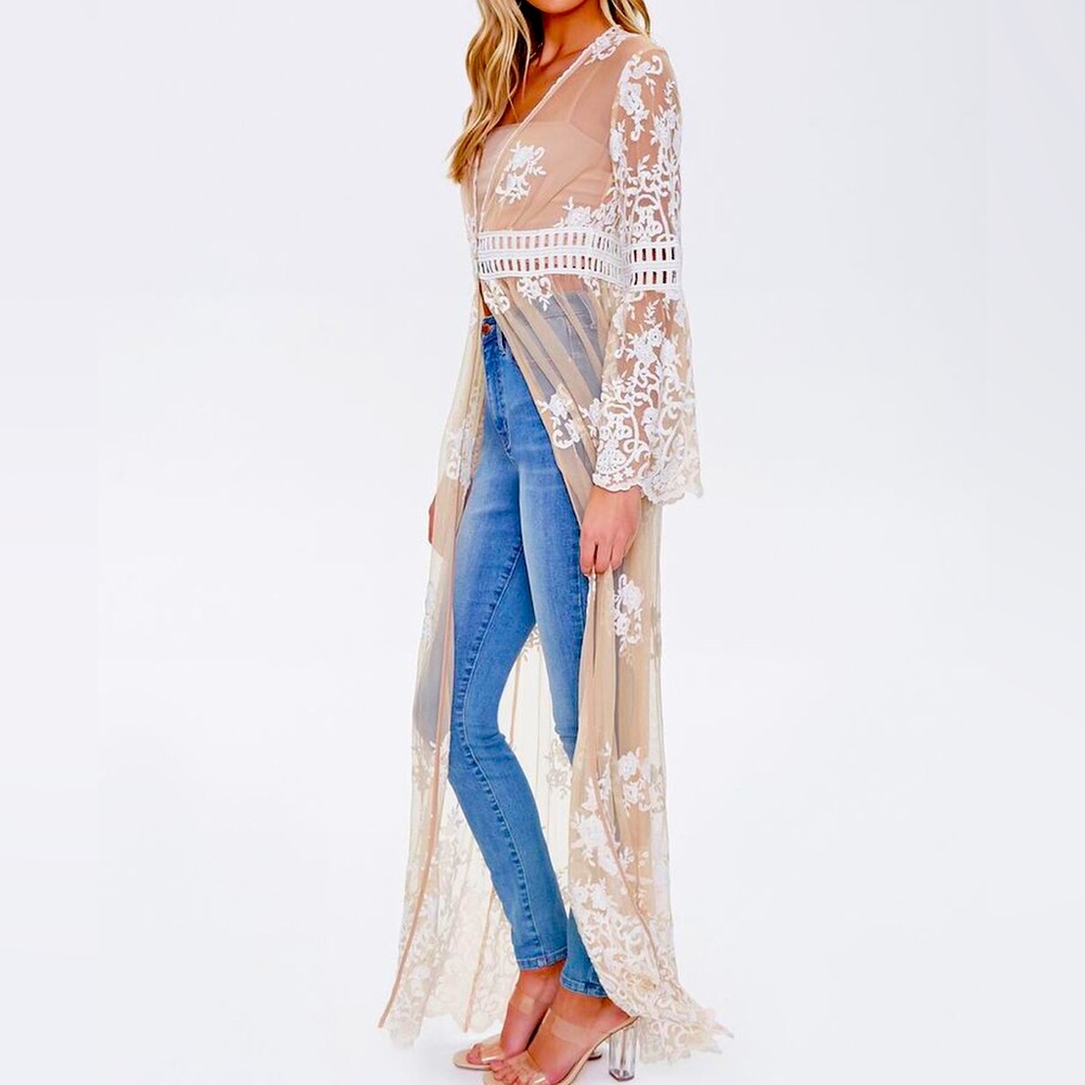 Lace coverup